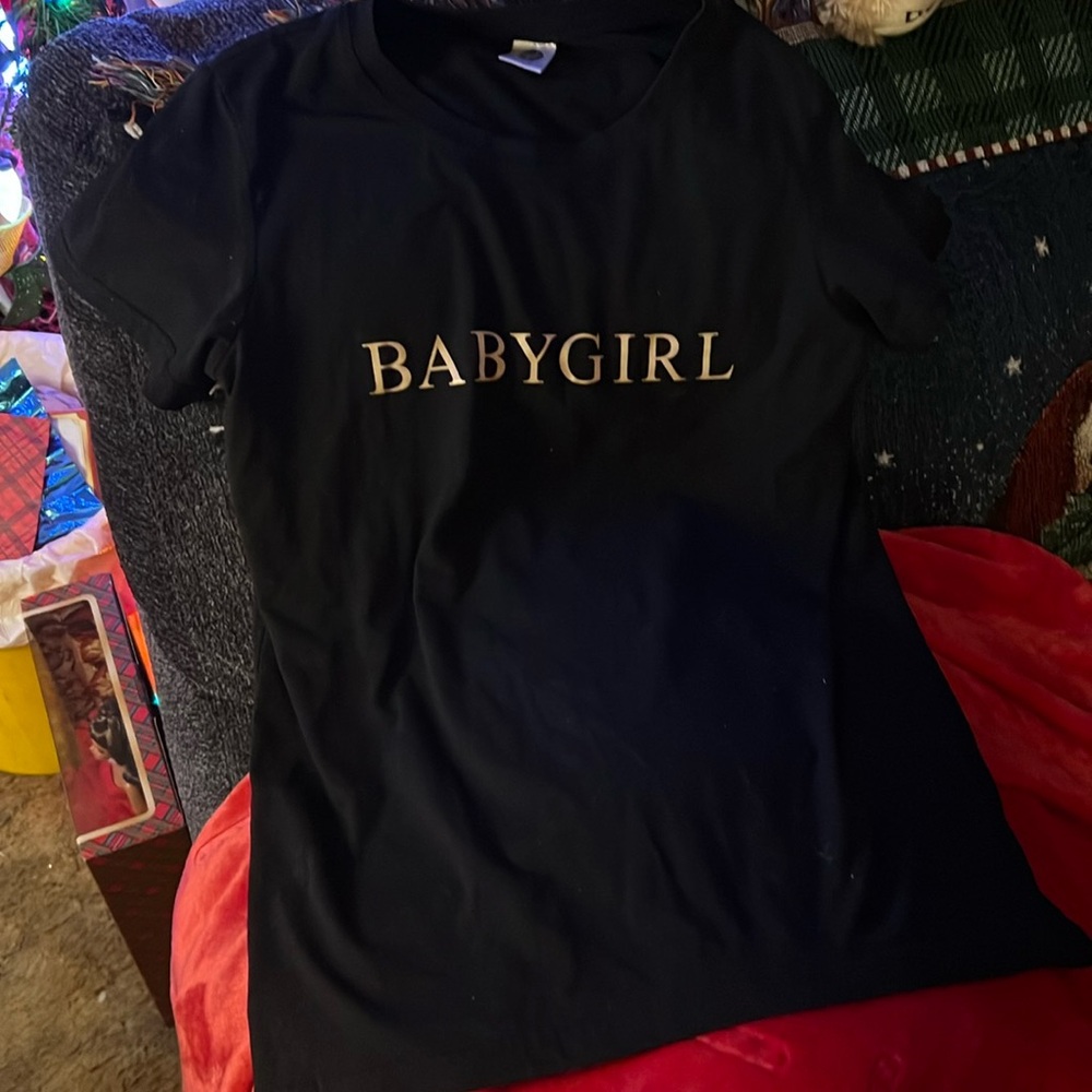 Black Baby Girl Shein T Shirt